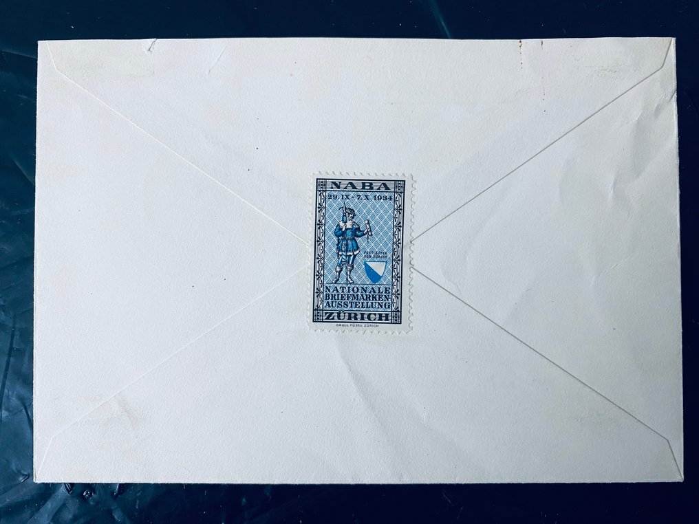 Schweiz - NABA 1934, Block 1 Operationsabdeckung Schweiz #1.0