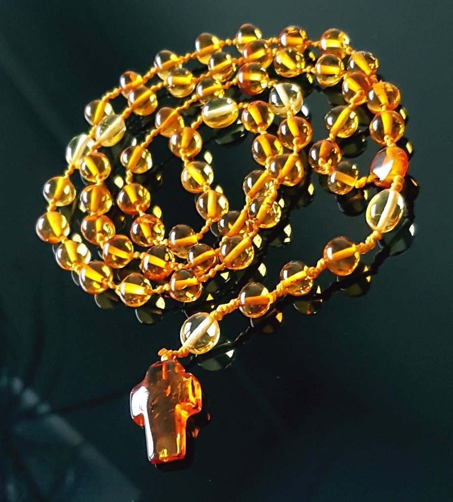  誦經念珠 - 琥珀, 波罗的海琥珀念珠 - 手工制作 - 2025  #1.0