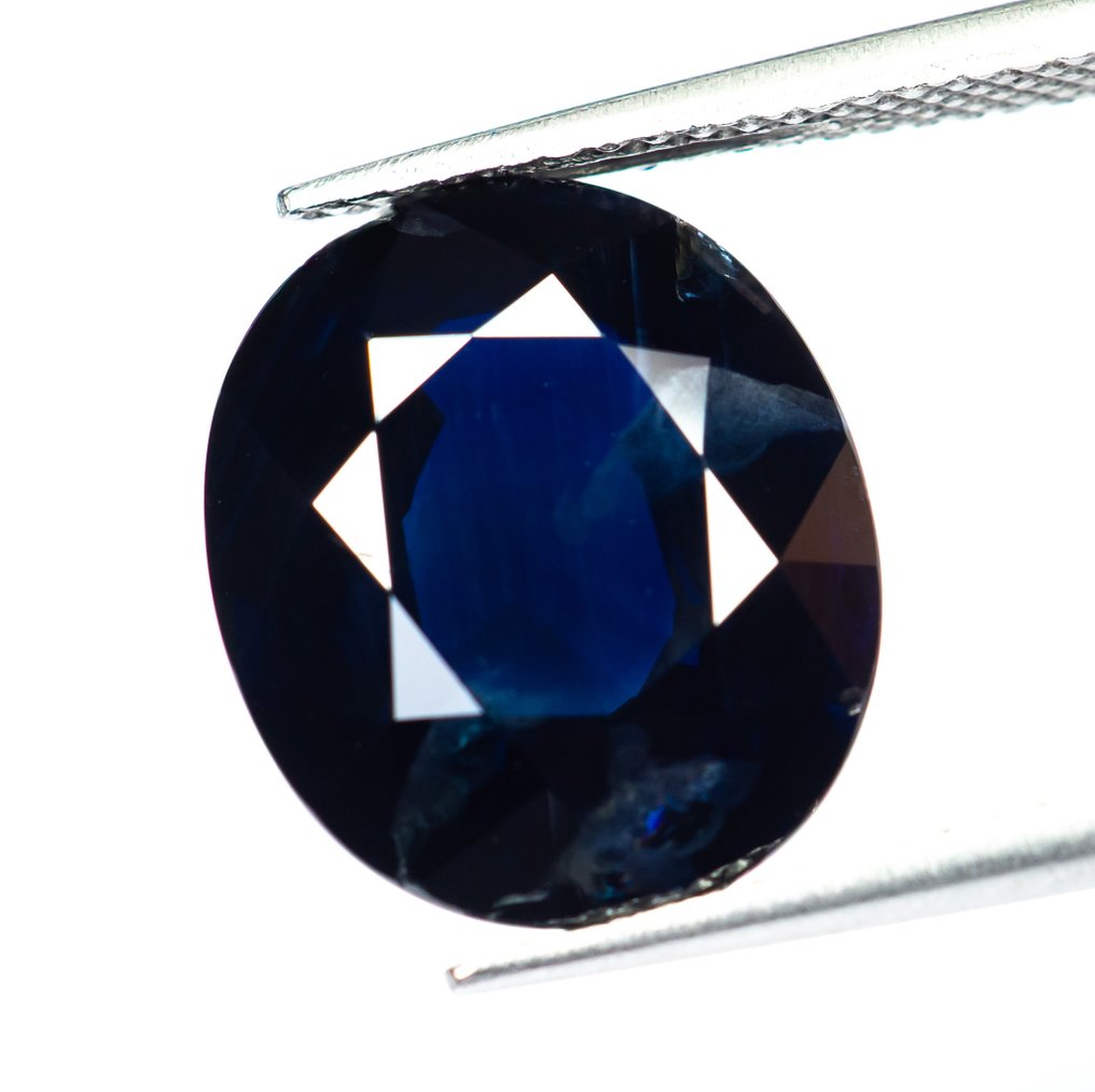 沒有保留價 藍寶石  - 11.55 ct - Lotus Gemology - Deep Blue #1.0