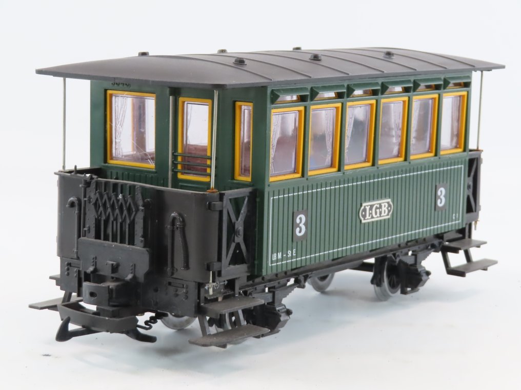LGB G - 3040 - 模型火车客运车厢 (1) - 两人座客车厢，第三等级 - LBM. St E #1.0