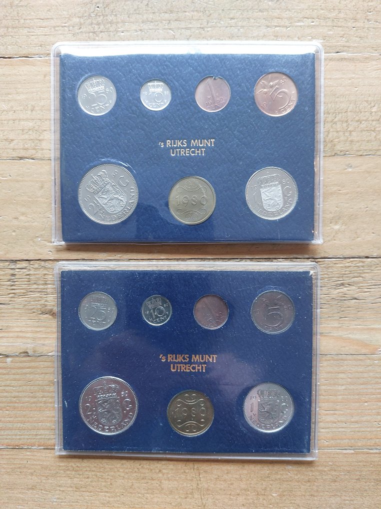 Netherlands. Muntsets uitgegeven tussen 1979/2001  (No reserve price) #2.1