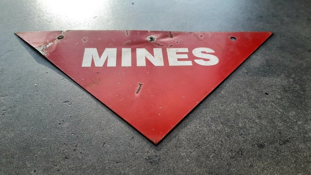 Plaque Mines - Targa - Ferro #1.0