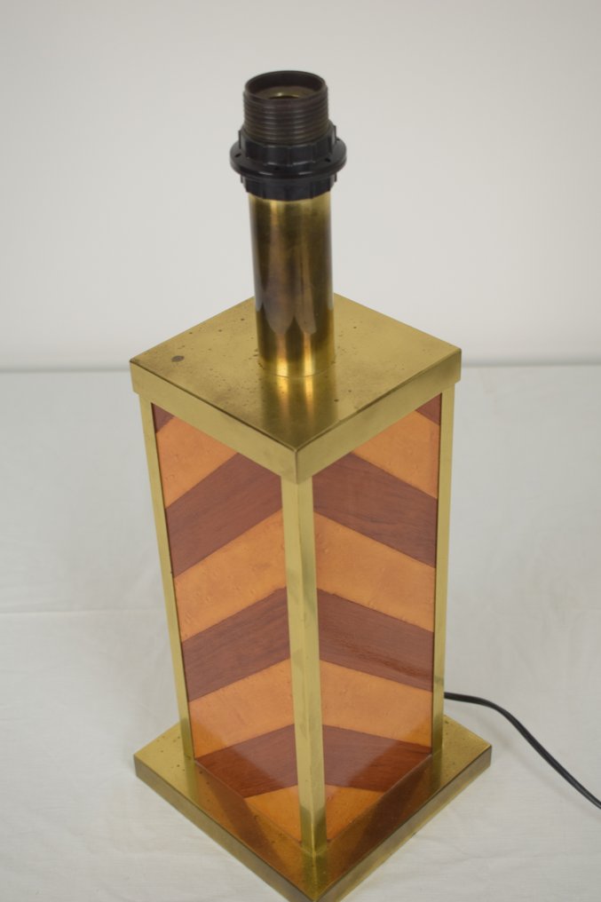 Bordlampe - Messing, Tre #3.2