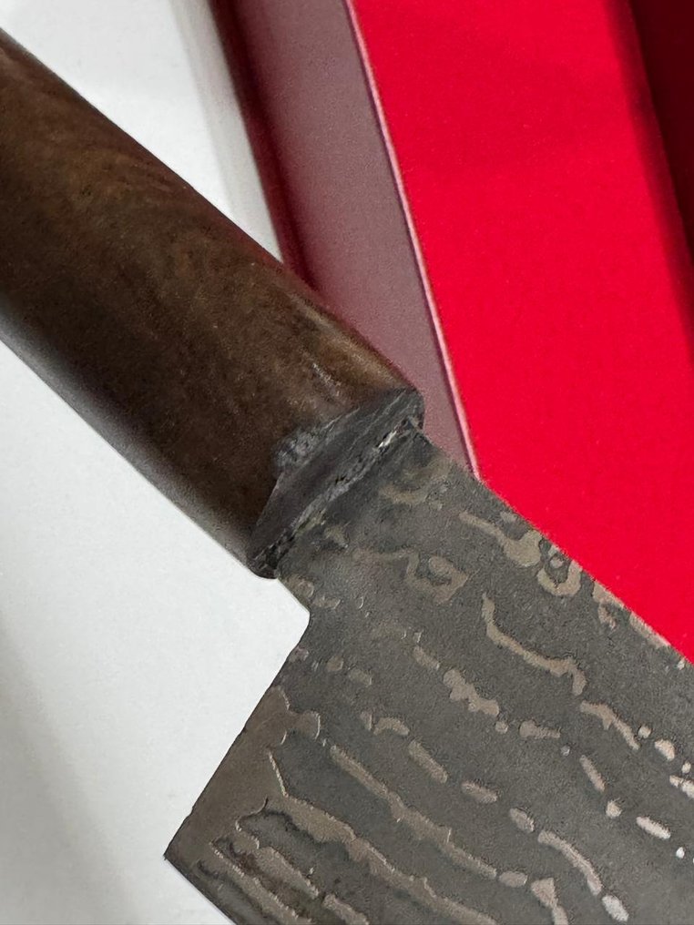 Μαχαίρι κουζίνας -  Ιαπωνικό μαχαίρι λαχανικών (0121) - VG 10 ατσάλι, λιγότερο ατσάλι και ξύλο ροδόδεντρου με κουτί - Ιαπωνία - Ιαπωνικό μαχαίρι λαχανικών #4.3