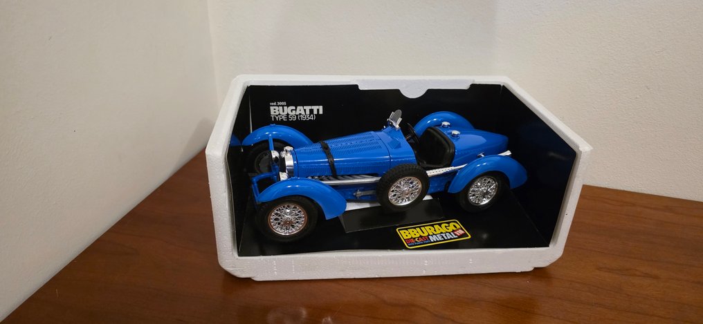Bburago 1:18 - 模型車 - Bugatti Type 59 (1934) #1.0