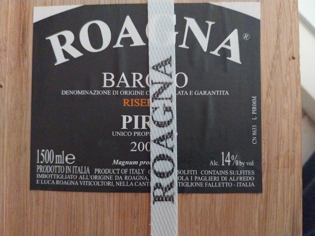 2006 Roagna, Pira - Μπαρόλο Riserva - 1 Magnum (1,5 L) #1.0