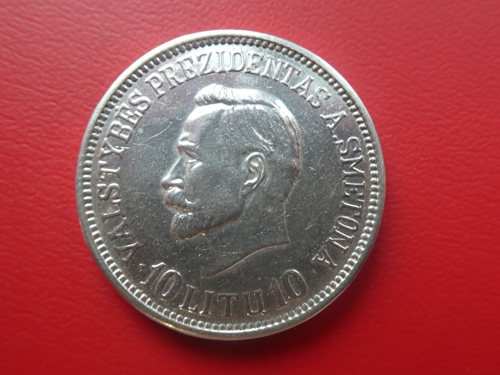 Lithuania. 10 Litu 1938 / 20th anniversary of the Republic  (No reserve price) #1.0
