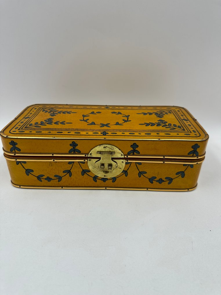 Fűszerdoboz - lakkréteg, Fa - Chine teás doboz 1950 #1.0