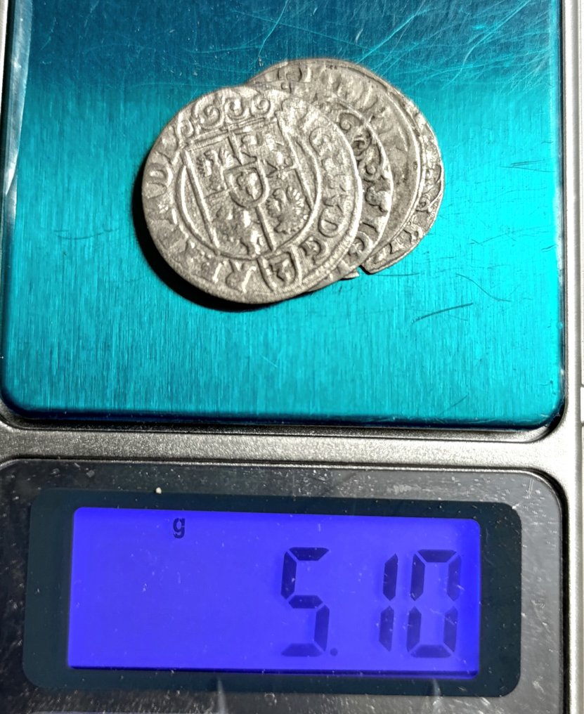 Πολωνία. Sigismund III. Półtorak 5x 1623-1625 (χωρίς τιμή ασφαλείας) #4.3