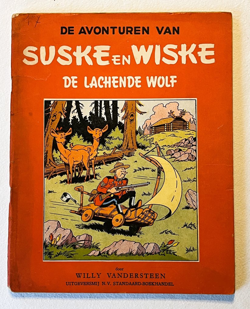 Suske en Wiske RV-17 - De lachende wolf - 1 Album - EO - 1953 #1.0