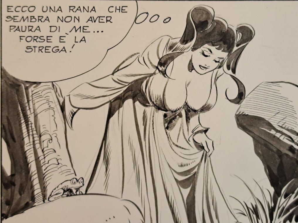 Frollo, Leone - 1 Original page - Biancaneve: La Punizione di Naga - 1973 #2.1