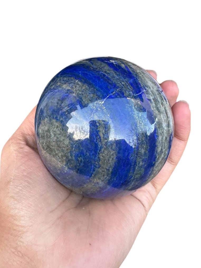 Lapis Lazuli af høj kvalitet Sfære- 1235 g - (1) #1.0