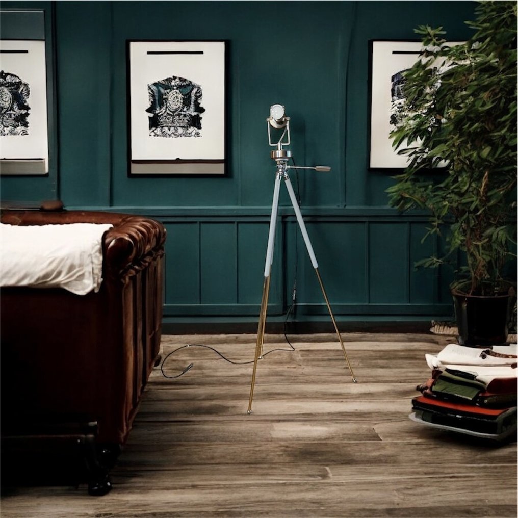 Exselsior - Stehleuchte (2) - Stahl, Chrom, Gummi #2.1