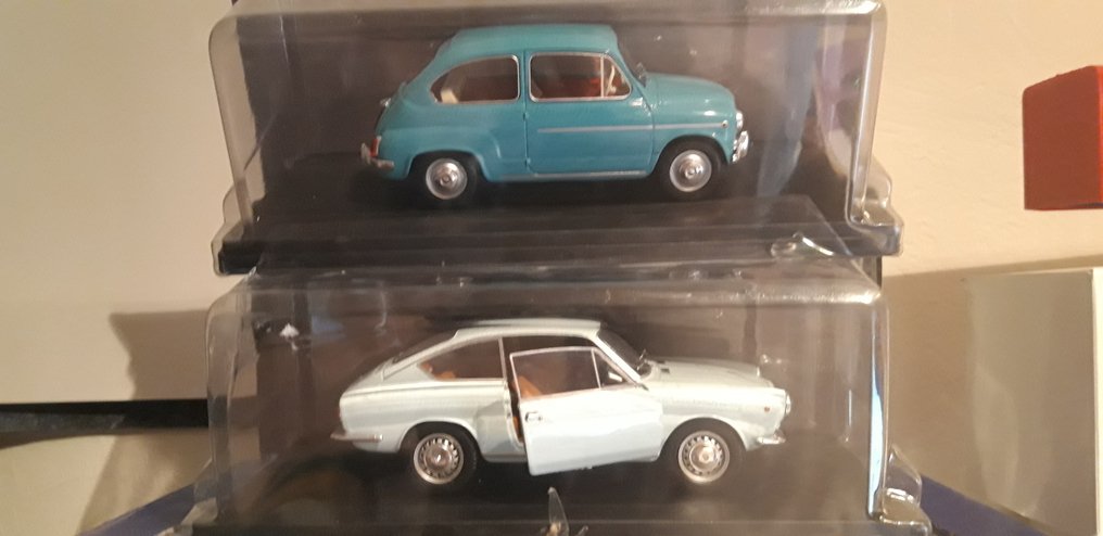 1:43 - Model car (2) - Fiat 600; Fiat 850 Coupé #1.0