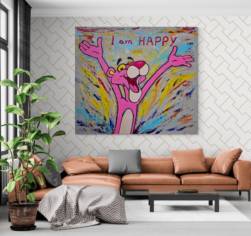 Jovan Srijemac (1962) - I am happy, Be you too - (XXL) #1.0