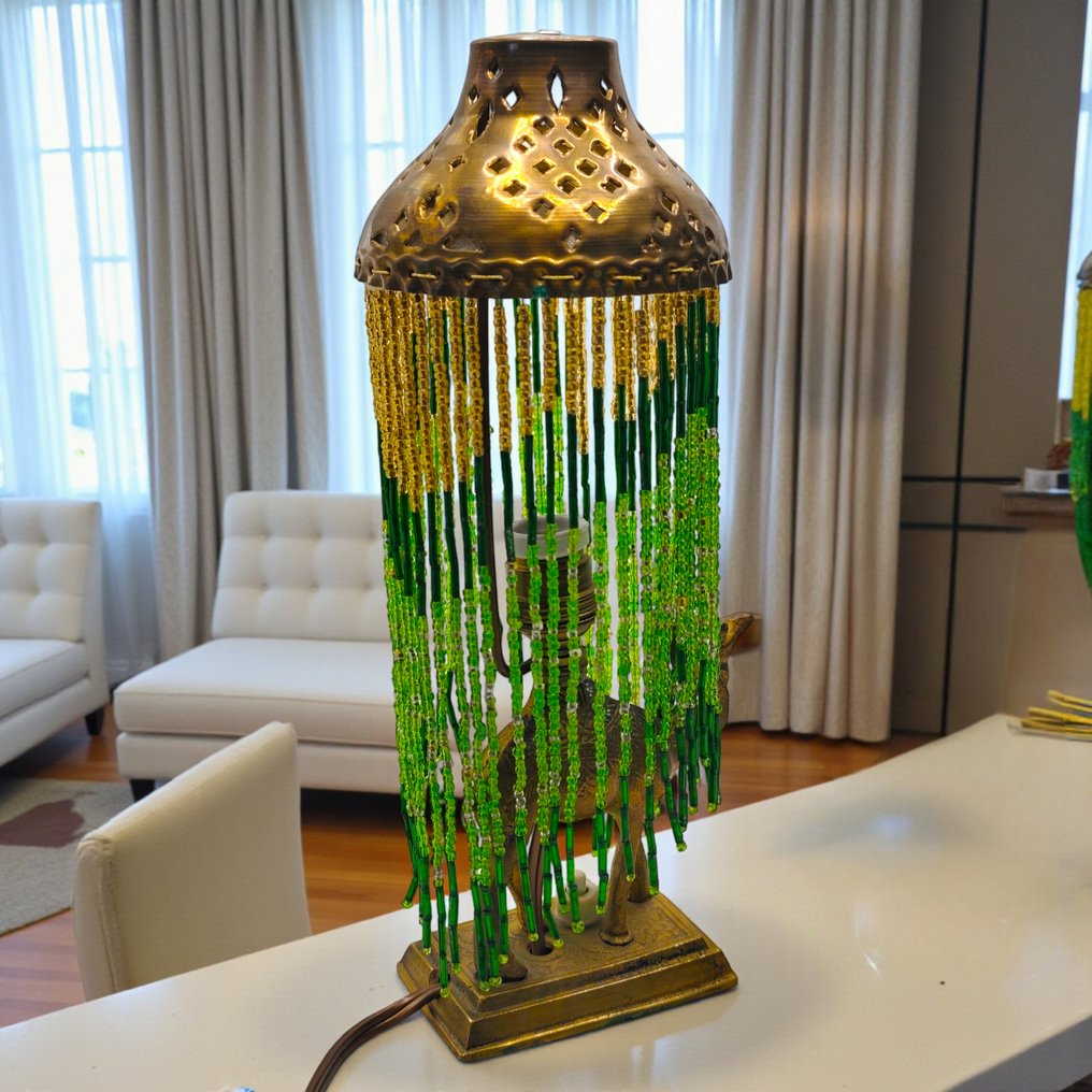 Oriental Brass Camel Lamp - Lamppu - Messinki #1.0