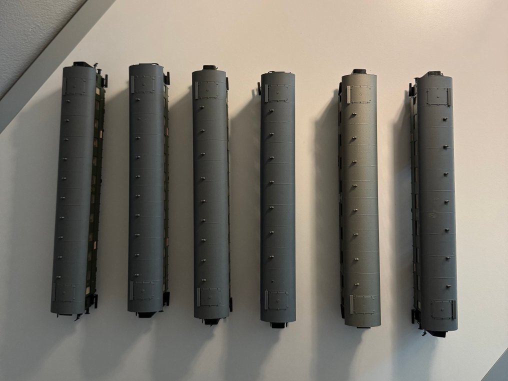 Roco H0 - Επιβατικό τρένο μοντελισμού (6) - Σετ 6 επιβατικών βαγονιών - DB #2.1