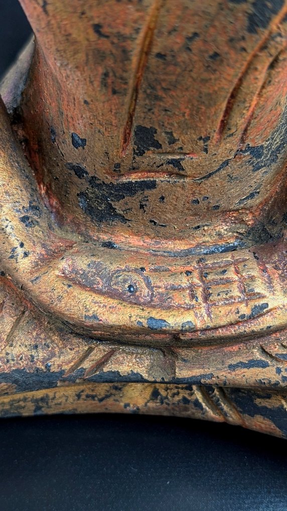 Vintage Boeddha-beeldje, zittend  in meditatiehouding - Statue - Cambodia  (No reserve price) #4.3