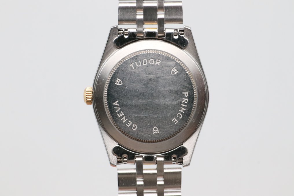 Tudor - Prince Date - 没有保留价 - 74033 | Gold Linen Dial w/ Diamond Settings - 中性 - 2000-2010 #4.3