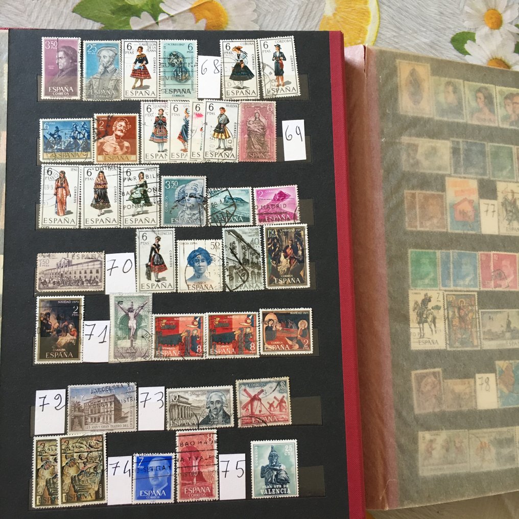 世界  - 贝拉新旧邮票收藏：西班牙、中非、沙迦、萨摩亚、苏丹 #4.3