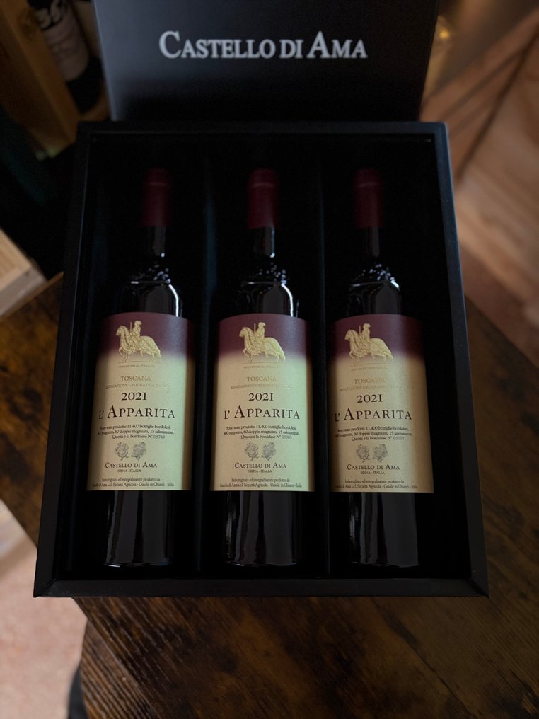 2021 Castello di Ama, L’Apparita - Τοσκάνη, Super Tuscans - 6 Bottles (0.75L) #2.1