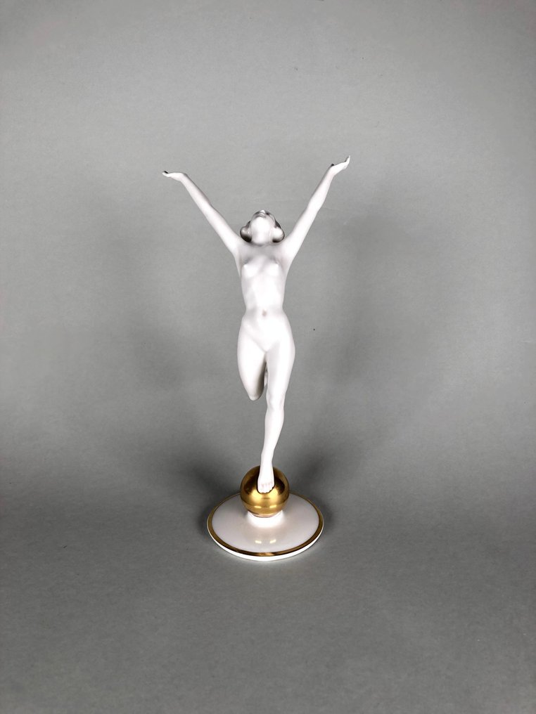 Hutschenreuther - Karl Tutter - Αγαλματίδιο, Sonnenkind - 21 cm - Πορσελάνη #3.2