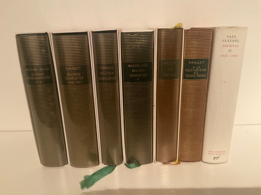 Proust / Flaubert / Baudelaire / Rimbaud / Georges Sand / Claudel - [Pléiade] À la recherche du temps perdu / Oeuvres etc. - 1954-2009 #1.0