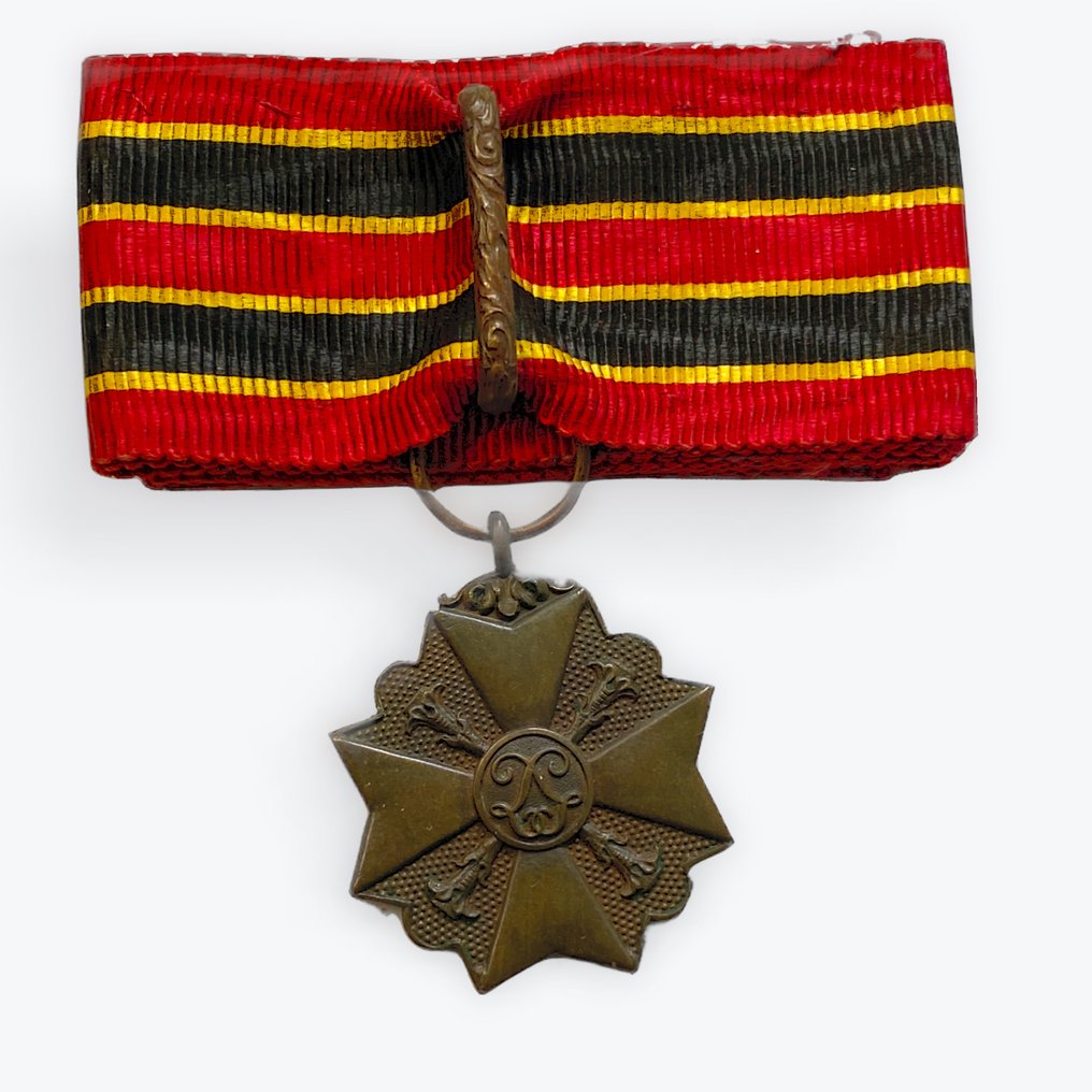 Βέλγιο - Στρατιωτικό μετάλλιο - Στοιχεία διακόσμησης ανεβασμένα σε διοικητή. #1.0