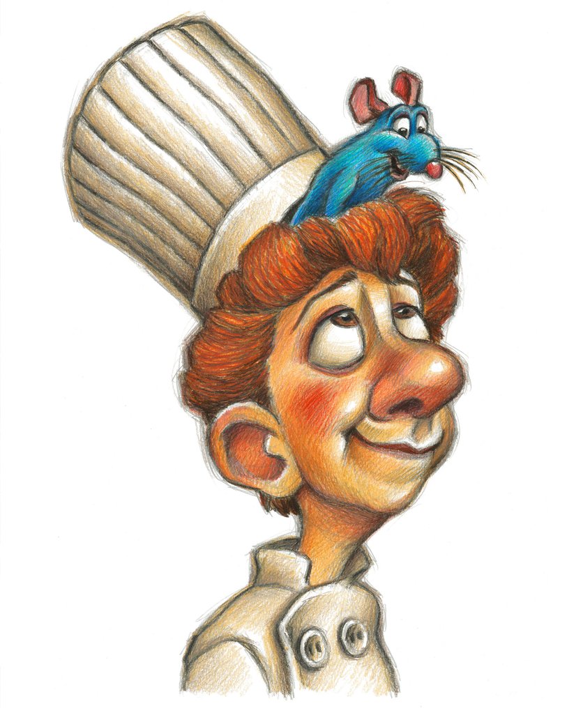 Joan Vizcarra - Remy & Linguini (Ratatouille) - Artist Proof (AP) – Hand-Signed #1.0