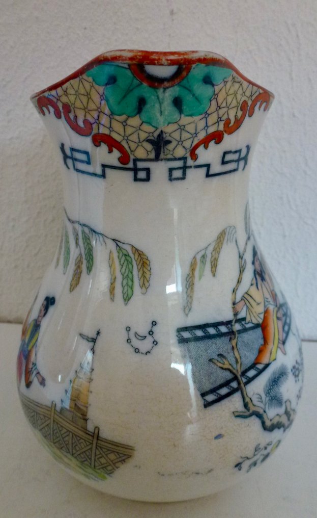 Keramis Boch, Petrus Regout - Timor - Σετ μπολ (4) - (Spoelkommen) - Πορσελάνη - Kan - Υποδοχέας ποτηριού #2.1