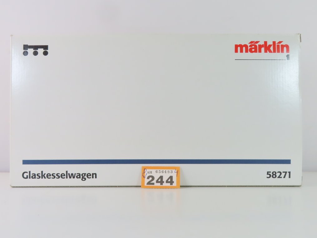 Märklin 1 - 58271 - Vagón de tren de mercancías a escala (1) - Plataforma de carga con carga (botellas de bebida... vacías...) - DB #3.2