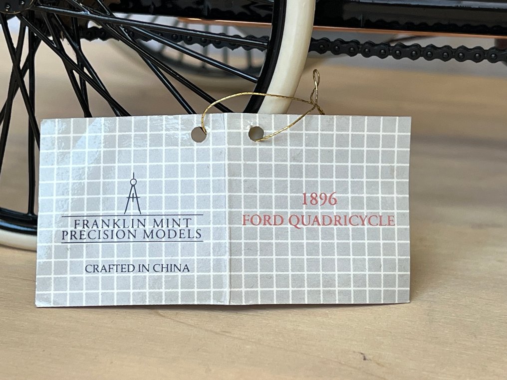 Franklin Mint 1:6 - Model cabriolet - Ford Model Quadricycle uit 1896 schaal 1:6 #4.3