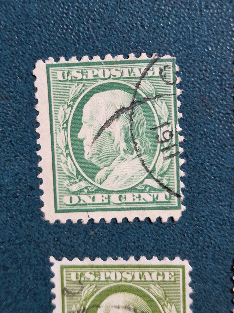 Stany Zjednoczone 1908/1915 - Stany Zjednoczone. Zjednoczone nr 195/205 i 304, 2-centowe ząbkowane, 11, używane - Unificato n. 195/205 e 304 #3.2