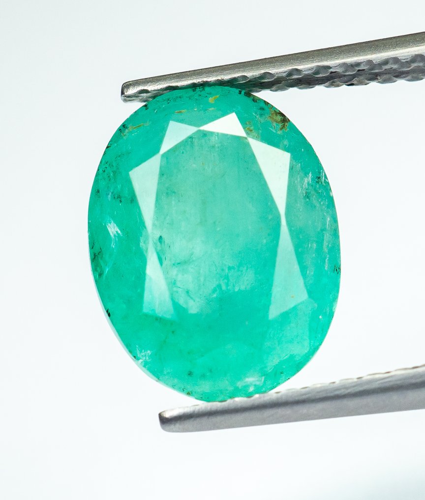 沒有保留價 祖母綠  - 2.71 ct - Bellerophon Gemlab - 蓝绿色（尼日利亚） #2.1