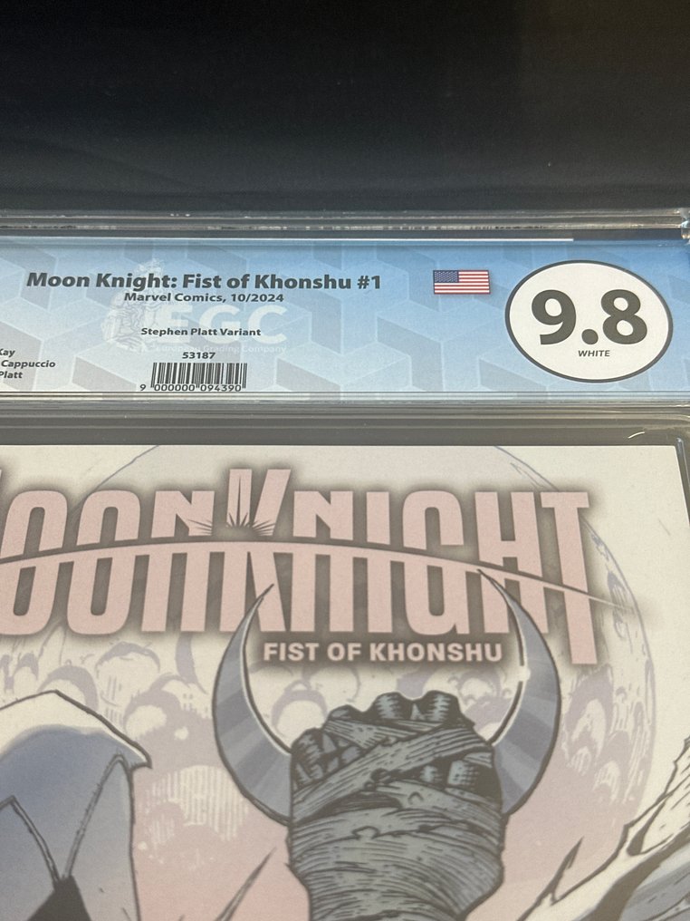 Moon Knight: Fist of Khonshu #1 - Stephen Platt Variant - EGC 9.8 - 1 Graded comic - 第一版 - 2024 #1.0