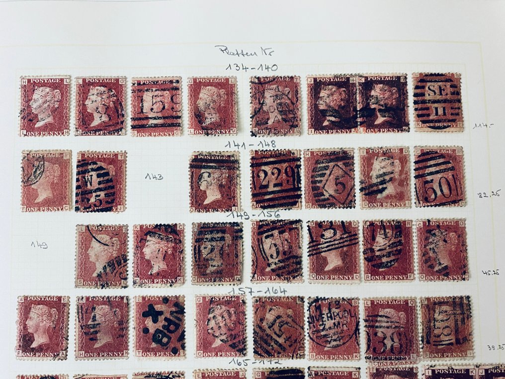 大不列顛  - 佩妮红收藏品 -维多利亚女王 #2.1