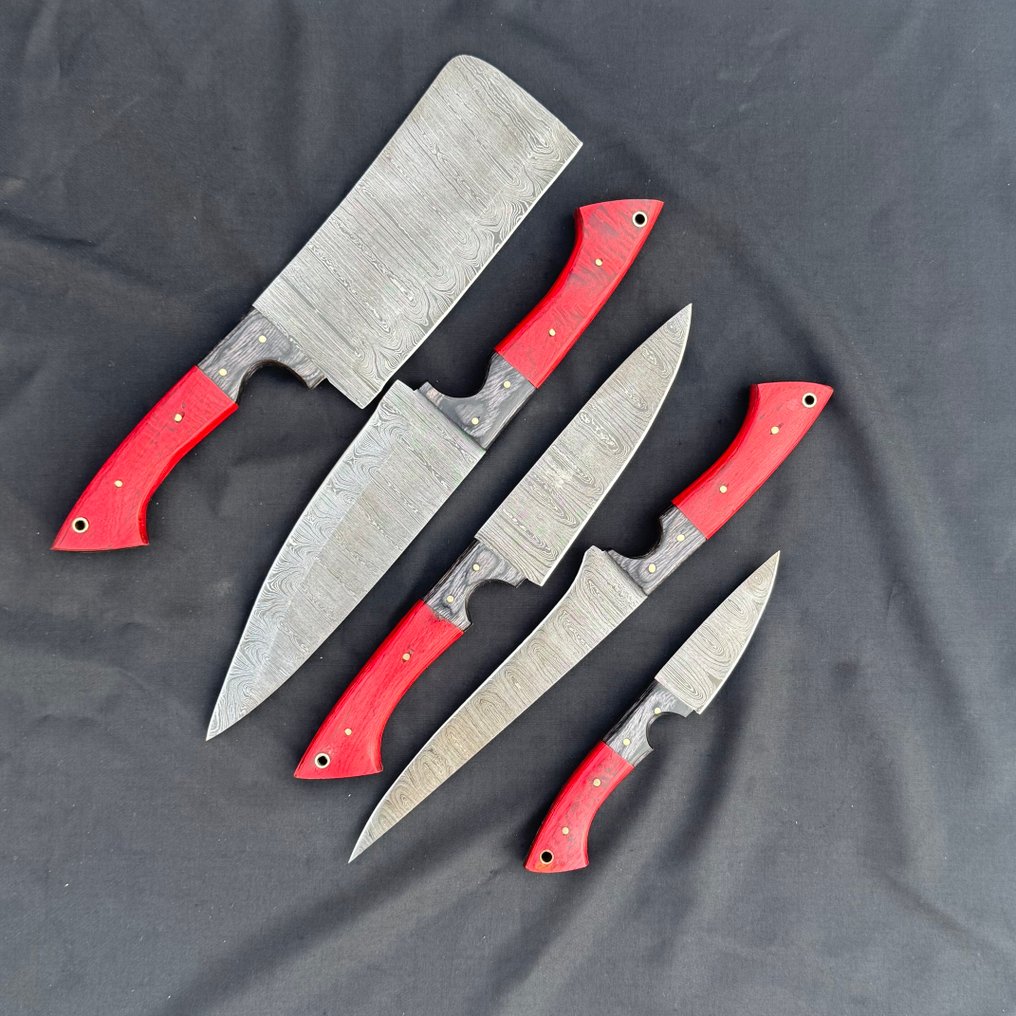 Ensemble de couteaux de table (5) - feuille de dollar #4.3