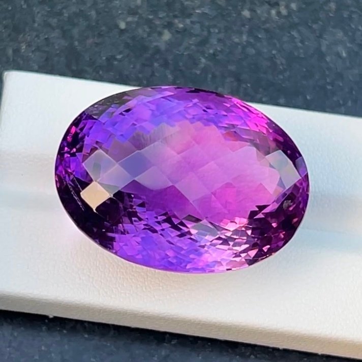 Nincs minimálár Lila Ametiszt - 103.46 ct - Nemzetközi Színes Drágakő Szövetség (ICA GemLab) - Legjobb „Checkerboard Cut” #2.1