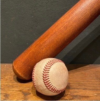 复古棒球套装 - 皮革球 - 复古棒球棒 - 皮革球  #1.0