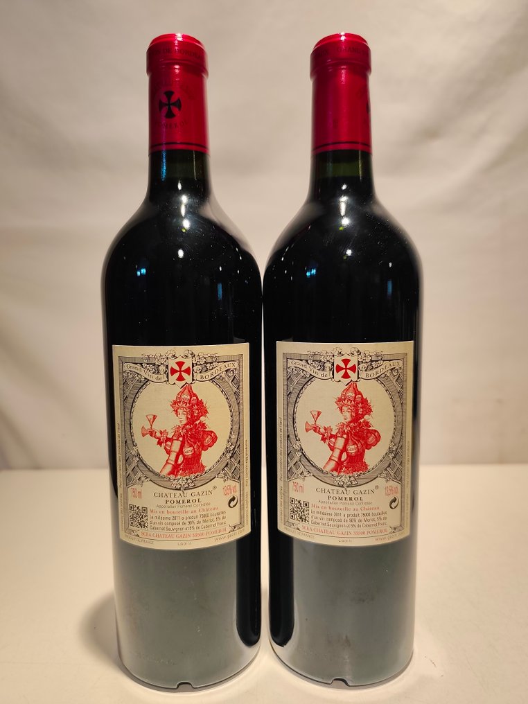 2011 Château Gazin - Πομερόλ - 2 Bottles (0.75L) #2.1
