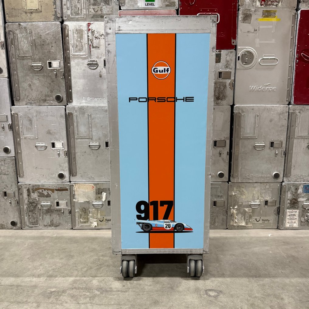 Driessen - Flygbolagsvagnar - Pop Art flygtrolley galley cart - avfallstrolley - 2000-2010 - Flyginredning #3.2