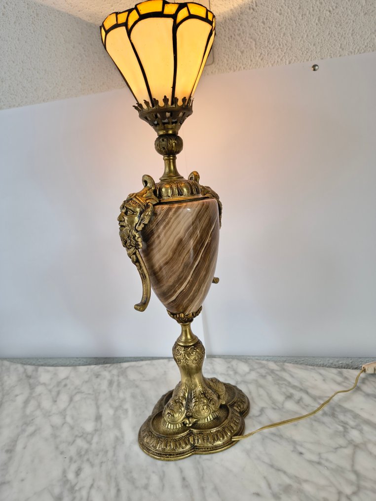 Table lamp - Bronze, Marble #1.0