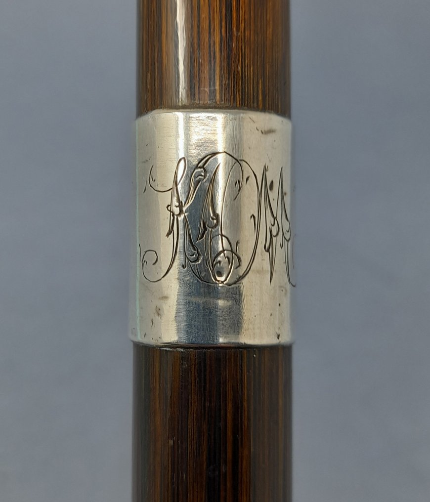 Walking stick - .925 silver, Coromandel - Birmingham 1919 #2.1