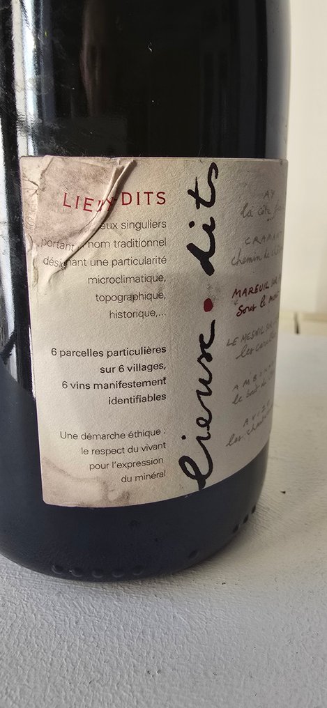 Jacques Selosse, Lieux-dits "Sous le Mont" Mareuil-sur-ay. - Champán Premier Cru, Blanc de Noirs, Extra Brut - 1 Botella (0,75 L) #2.1
