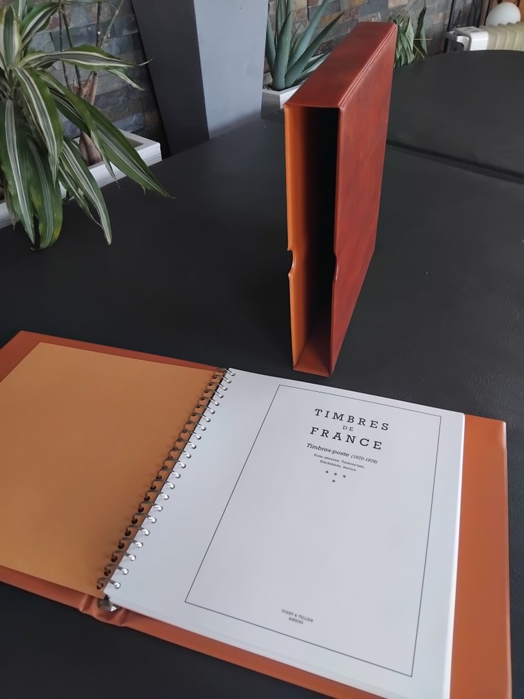 França 1970/1978 - Coleção completa em Novos** de Luxo em um magnífico álbum Yvert Supra com 22 anéis. - // Cote Y&T & Accessoire en excellent état . #1.0