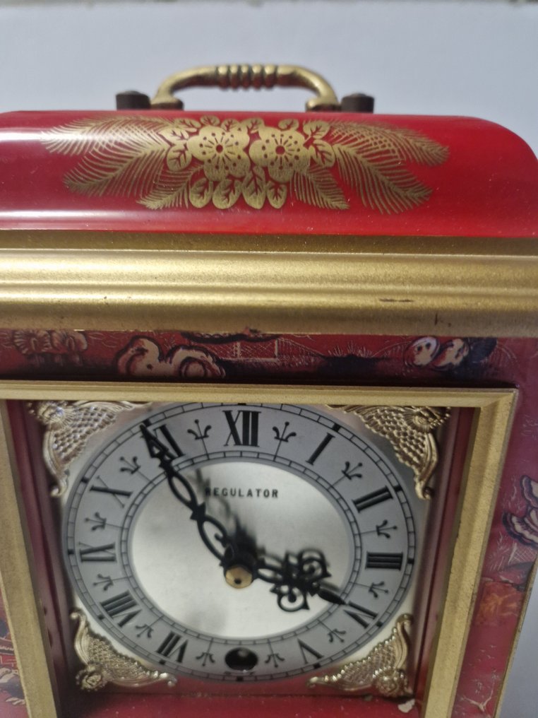 Mantel clock - Wood, Brass, Bronze - 1980-1990 - Korean clock #2.1