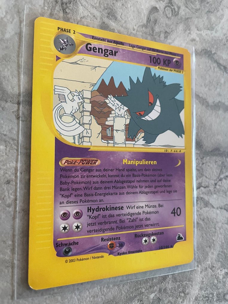 Pokémon - 1 Card - Gengar 10 - WOTC - Skyridge #1.0