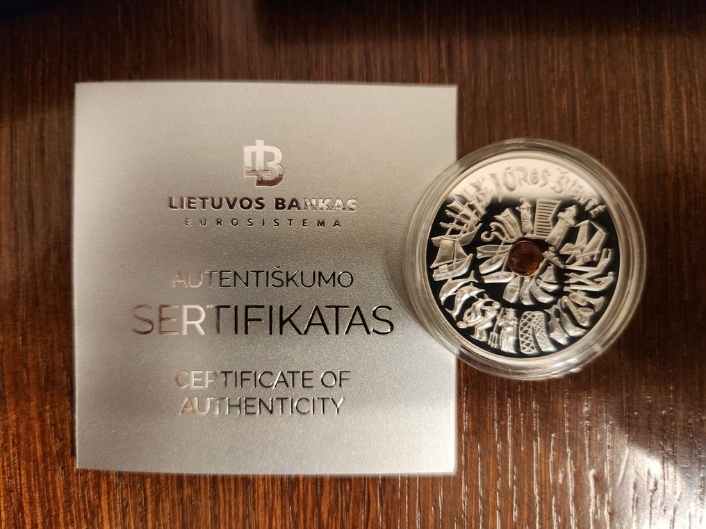 Litouwen. 5 Euro 2021 "Sea Festival" Proof (Zonder minimumprijs) #2.1