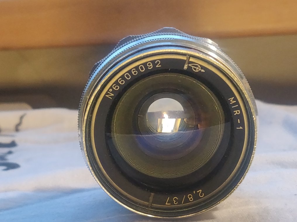 KMZ Krasnogorsk MIR-1 2,8/37mm “Grand Prix Brussels 1958” – Soviet M39 Lente grande-angular #2.1