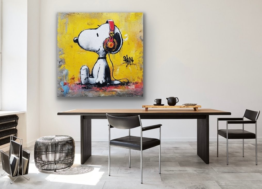 ERIC BRUMETTE - DJ SNOOPY DOG SAVED MY LIFE - Toile L #4.3